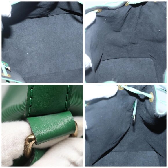 LOUIS VUITTON Epi Petit Noe Shoulder Bag Green M44104 LV Auth 134513 - Picture 14 of 14